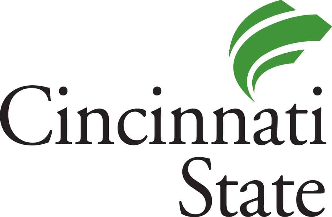 Vertical Cincinnati State logo