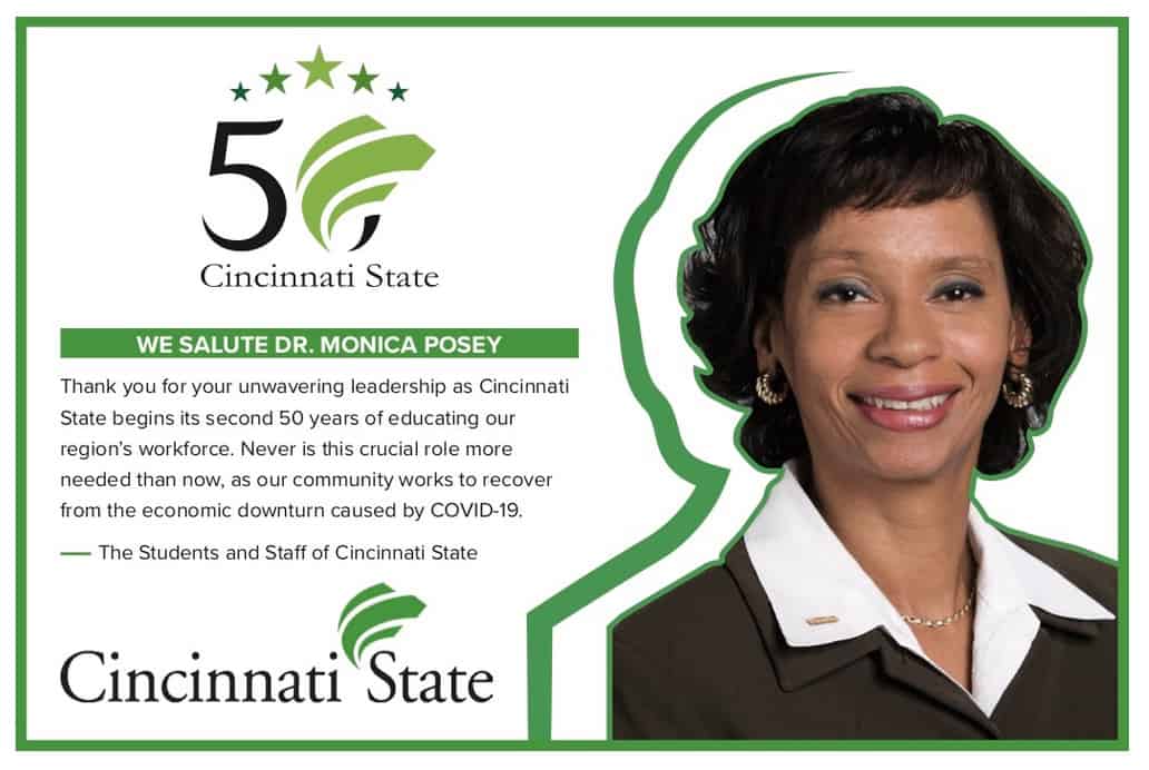 Congratulations to Dr. Posey for selection to Cincinnati 300