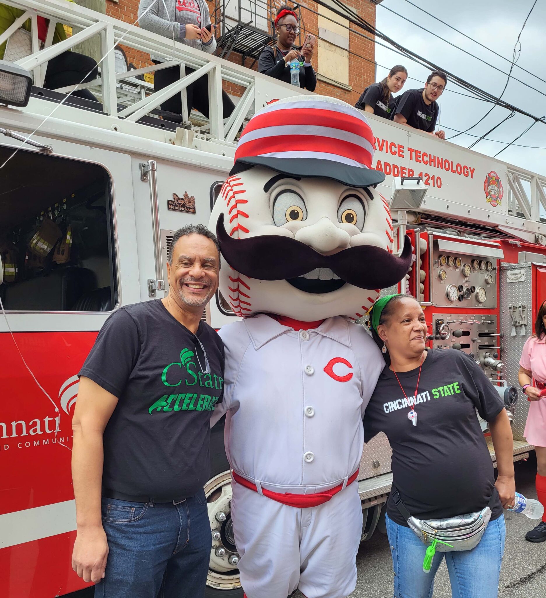 Cincinnati State joined Reds Opening Day festivities Cincinnati State