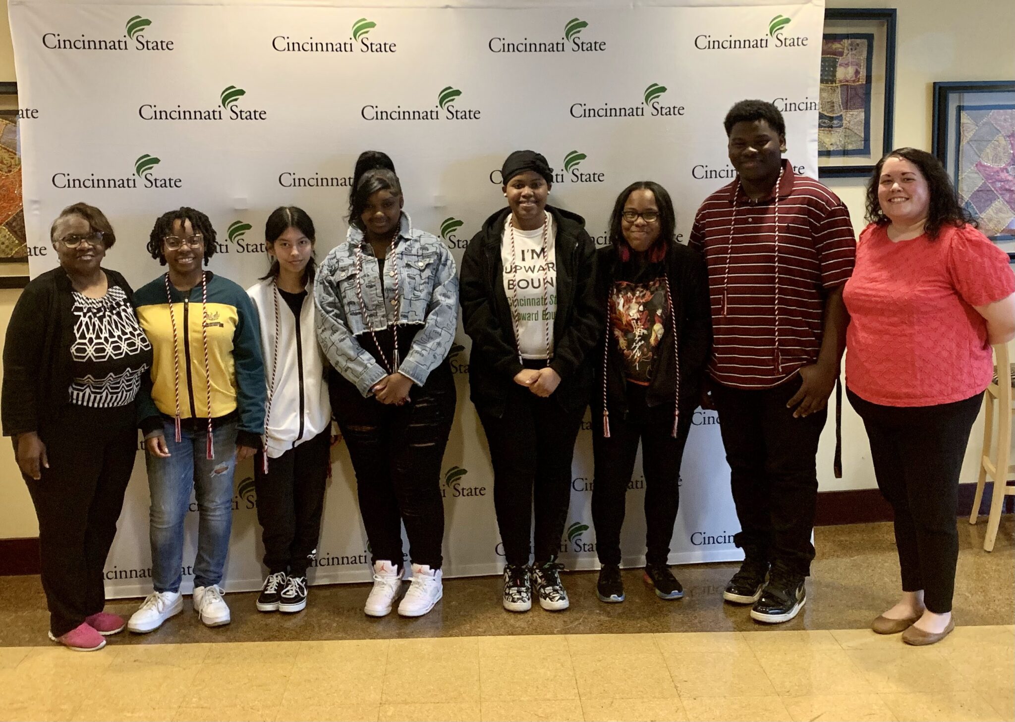TRIO students celebrated graduation and a regional scholarship award