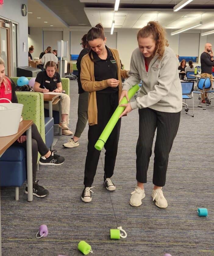 Occupational Therapy students collaborating during learning event