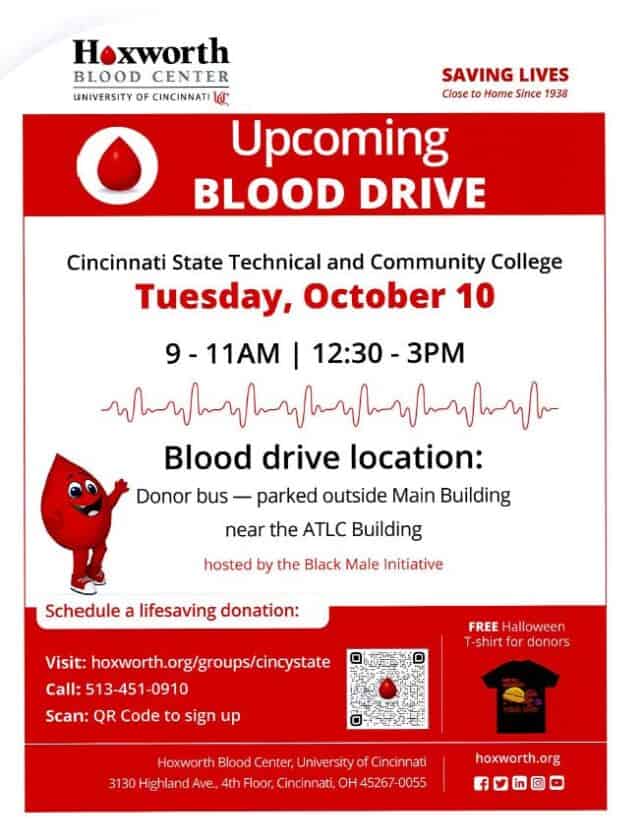 Blood Drive Cincinnati State