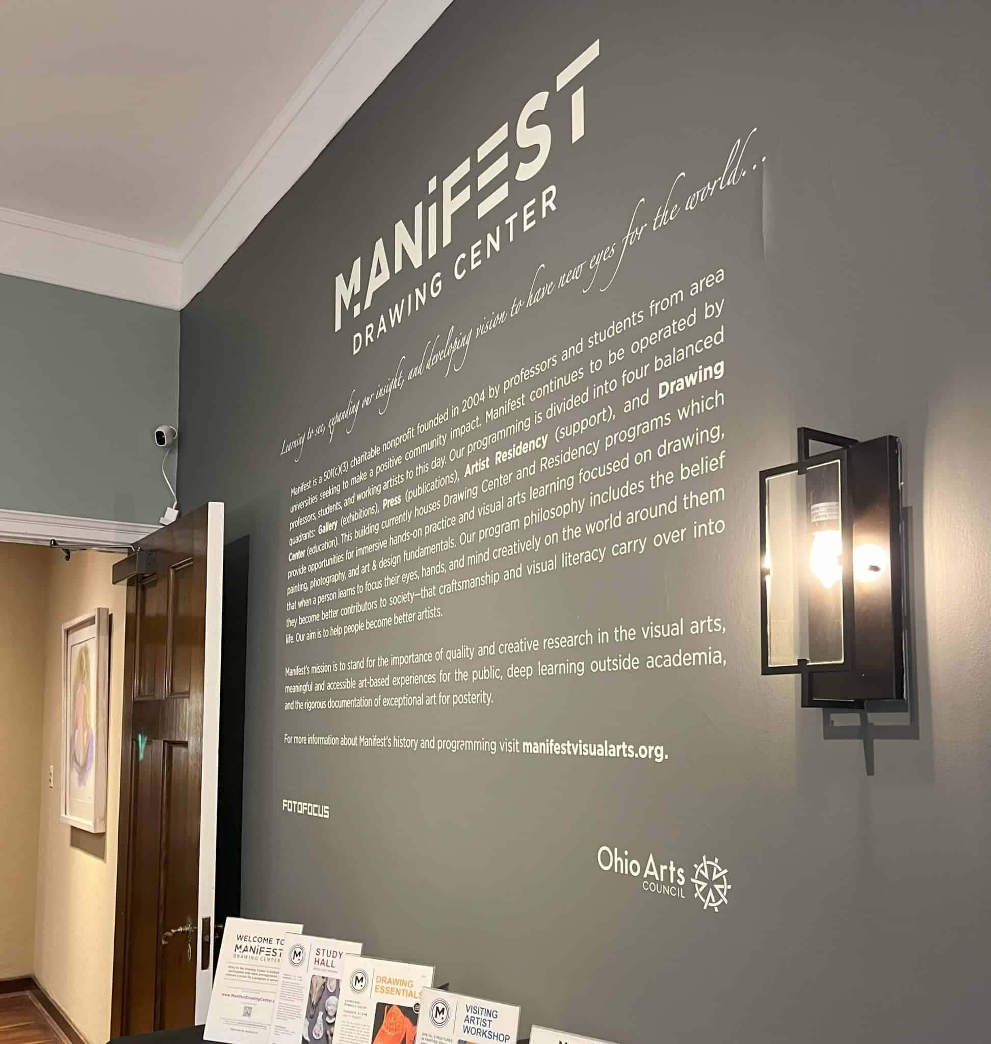 Faculty Senate service project assisted the Manifest Drawing Center ...