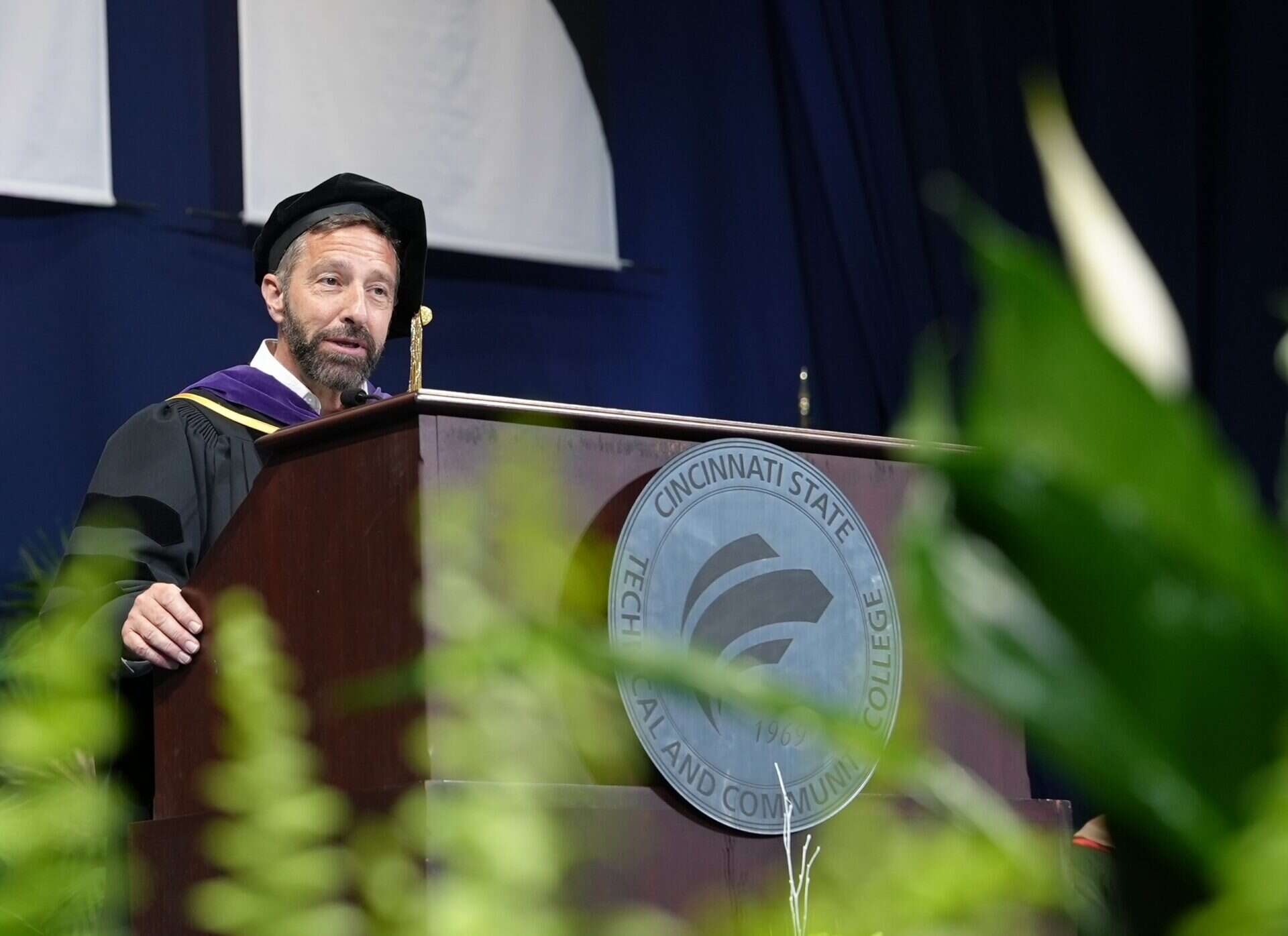 Provost Robbin Hoopes at Commencement