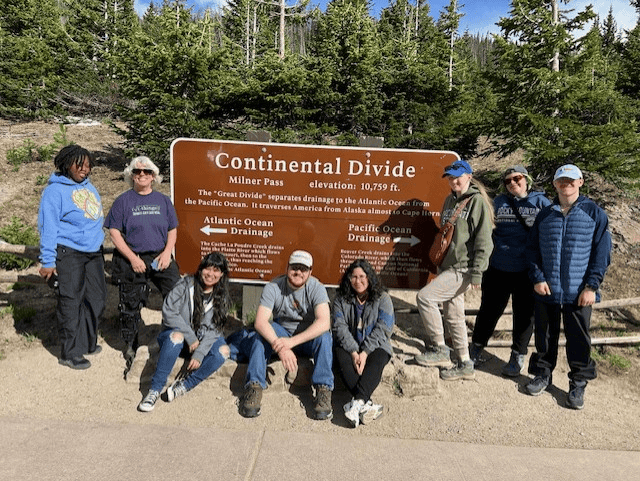Class at the Continental Divide