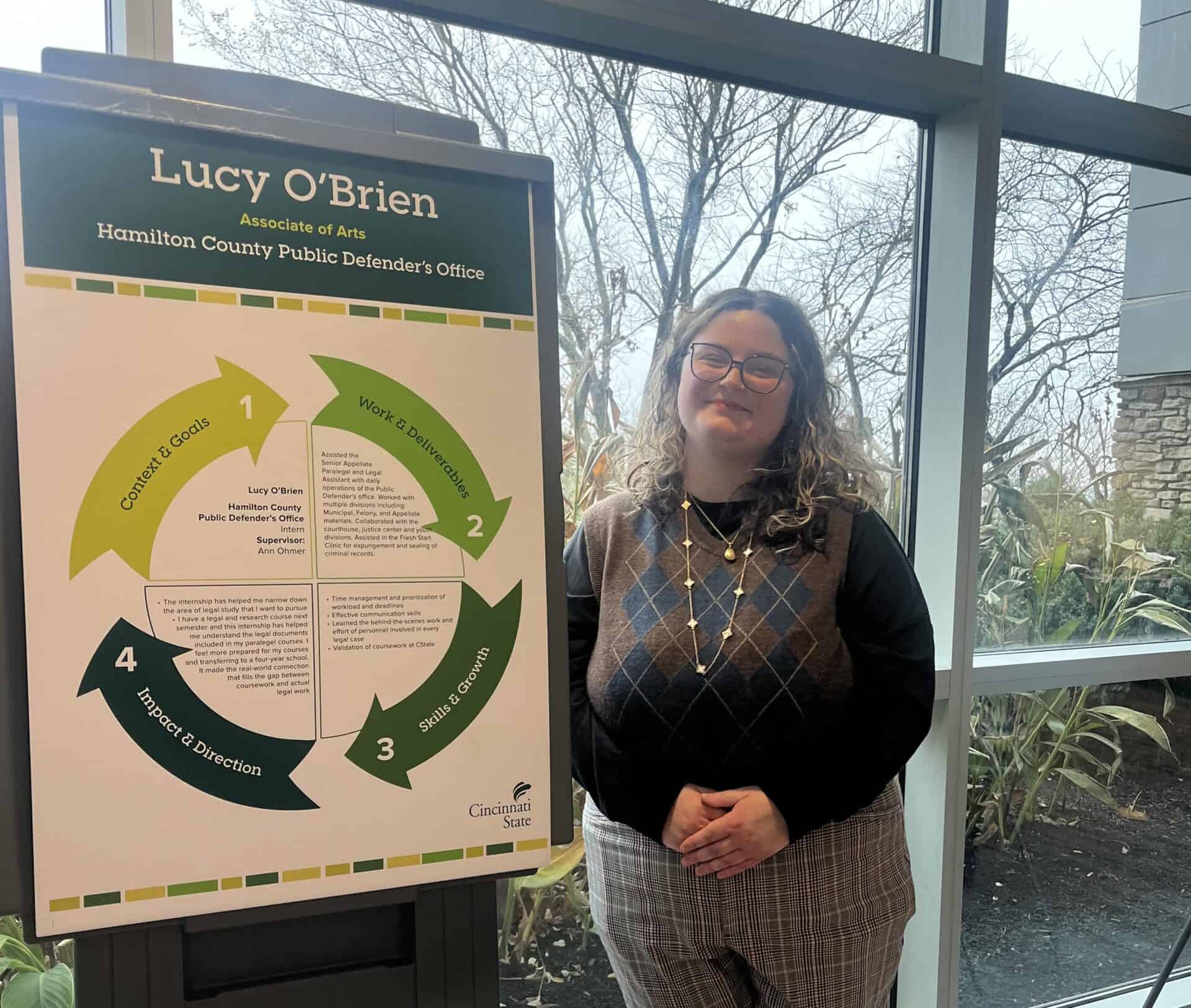 Lucy O’Brien described her internship experiences - Nov. 2025