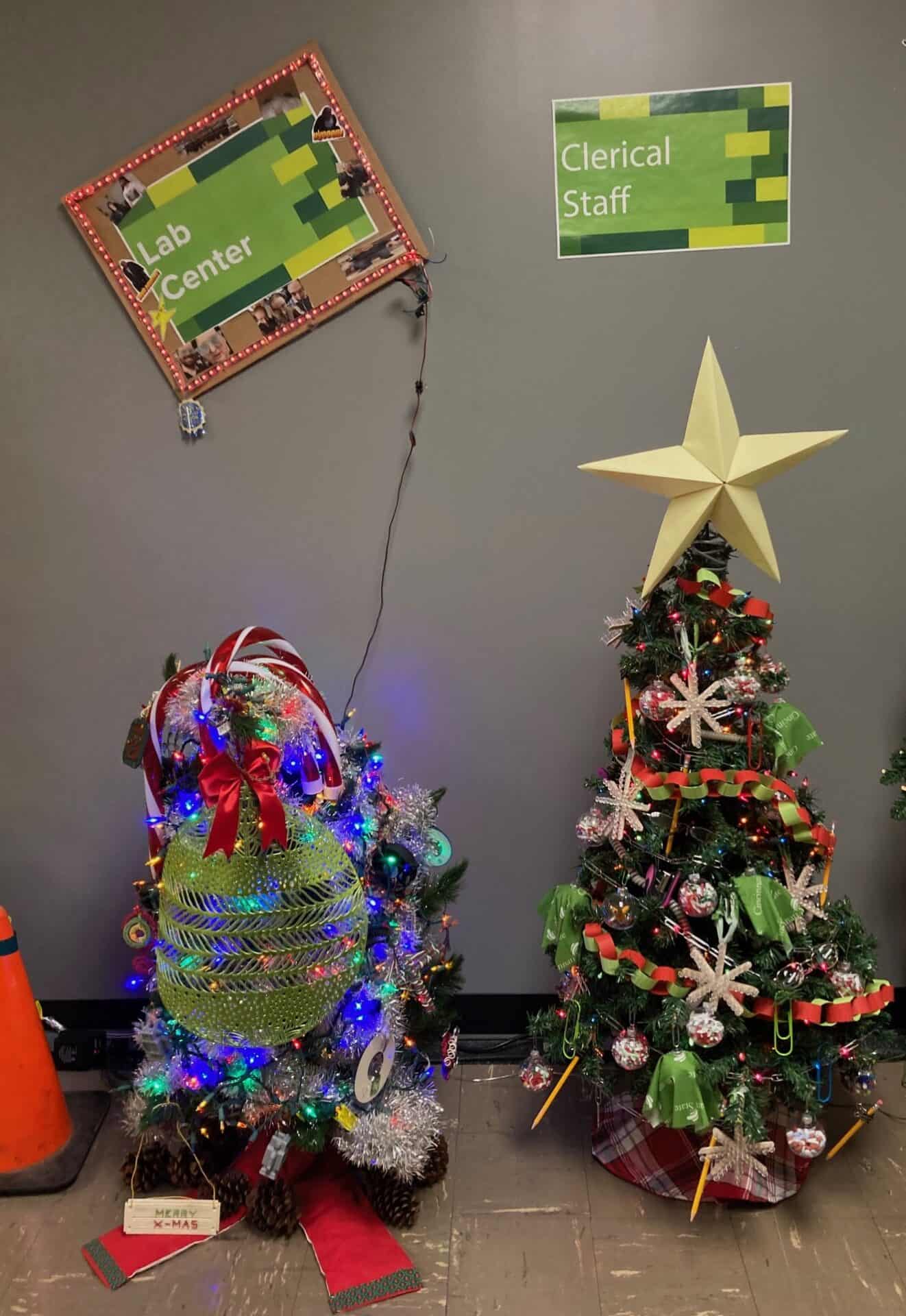 Battle of the Branches trees - Lab Center & Clerical Staff - Dec. 2025