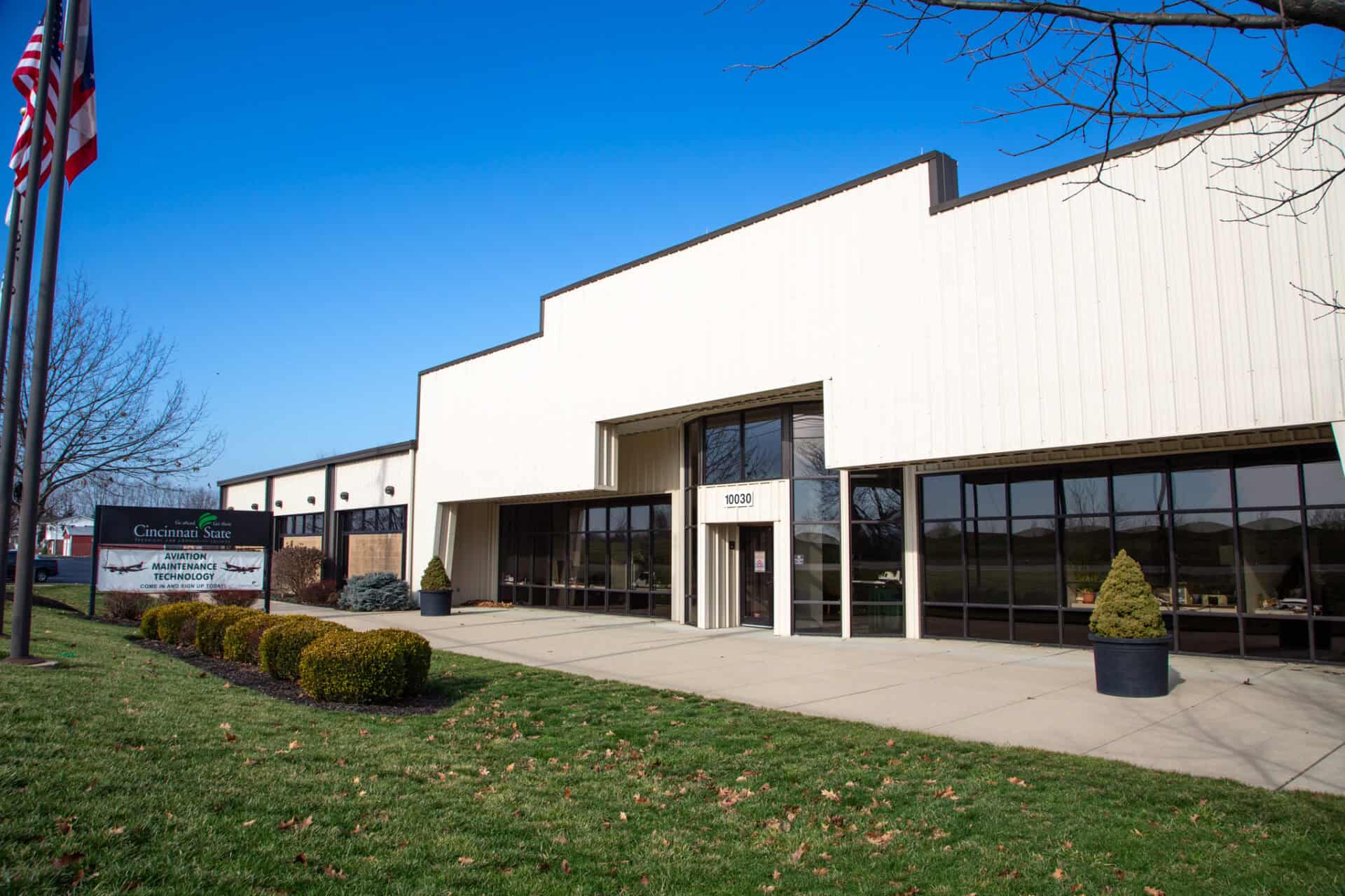 Exterior of Cincinnati State's Harrison campus