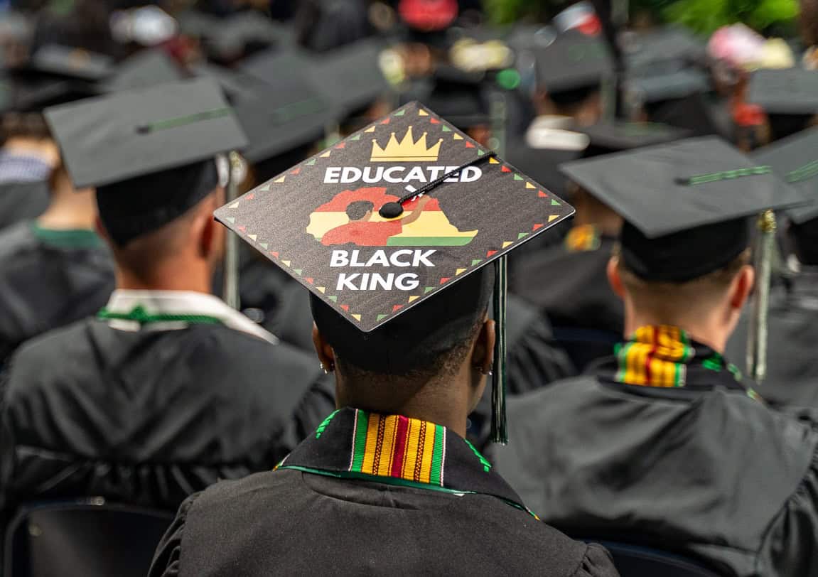 Commencement cap - Educated Black King