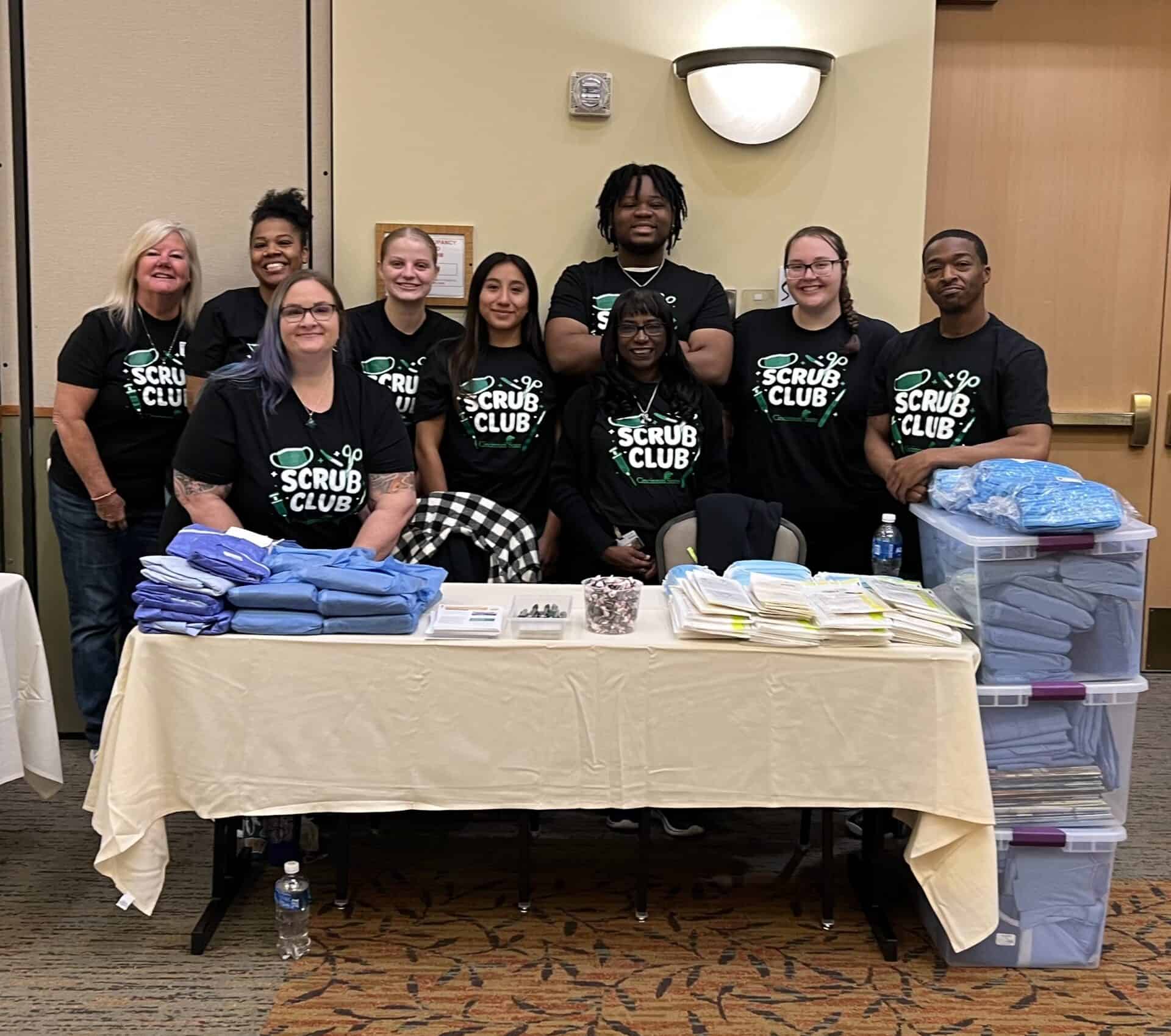 Cincinnati State “Scrub Club” members helped high school students learn about careers - Oct 2025