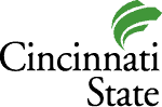 Vertical Cincinnati State logo